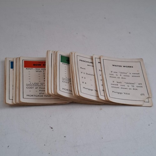 Monopoly spares 1970 - spares, 1970's