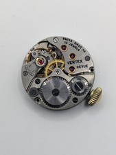 Vertex Revue Manual Wind Watch Movement Swiss Made 15 Jewel PARTS REPAIRS 20.4mm
