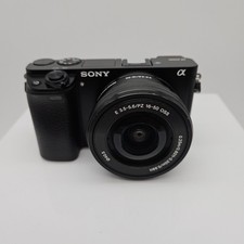 Sony Alpha 6000 24.3MP Black Digital SLR Camera with E PZ 16-50mm Lens