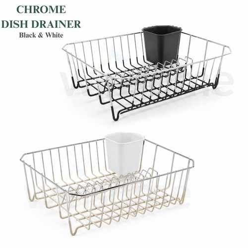 Dish drainer rack with cutlery - rack,