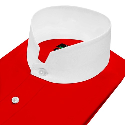 Men red cotton shirt high - men,