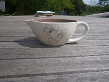 Vintage Poole Twintone 1950's (?) Gravy/Sauce Boat - NO Saucer - DW on base