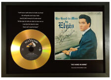ELVIS PRESLEY 'HIS HAND IN MINE' SIGNED GOLD DISC COLLECTABLE GIFT MEMORABILIA