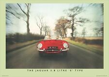 Jaguar ‘E’ Type (XK-E) Poster Picture Print A1 (Plus Mk1 Mk2 XK150 XJS V-12)