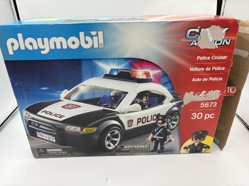 Playmobil police car with - police, 2