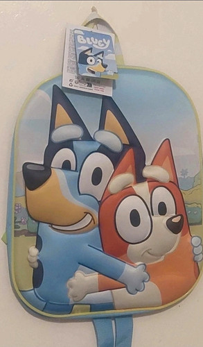 Bluey blue backpack - bluey,