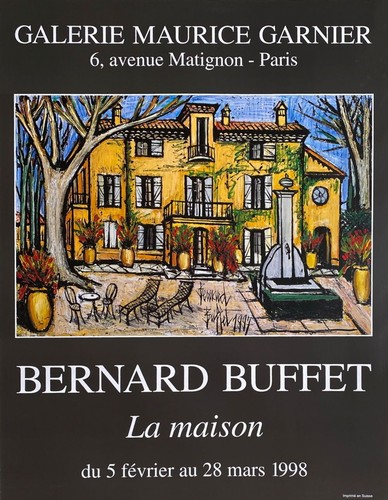 Bernard buffet poster - bernard, expo