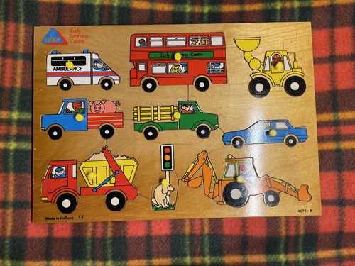 Elc wooden tray puzzle - wooden,