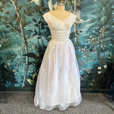 1950s vintage bridal gown - vintage,