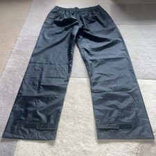 Trojan Waterproof Over Trousers Size L - Black 