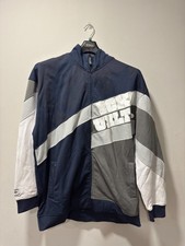 Ecko Unltd Track Jacket 3XL – Navy/Gray/White Color-Block Full Zip