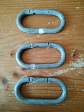 ⚡3 x Chain Connecting Link 4" Marine  Connector Towing Lifting Pulling Job Lot