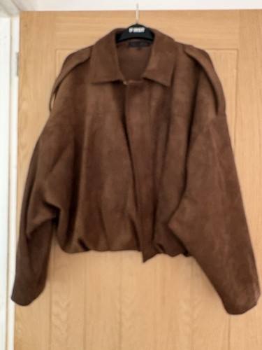 Zara viral brown suedette - zara,
