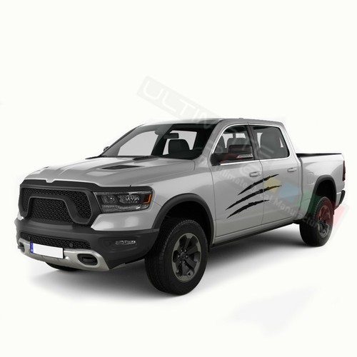 Ram horn graphic side - horn,