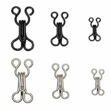 Sewing Accessories Hook & Eye Fasteners for Bra, Dress, Skirt, Pants, Collar DIY