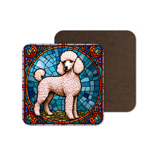 Cute Poodle Dog Puppy Stained