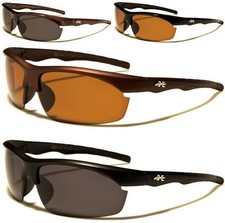 POLARIZED X-LOOP SUNGLASSES MENS LADIES RIMLESS SPORT WRAP DRIVING RUNNING GOLF