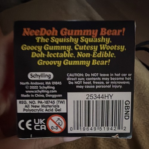 Schylling needoh gummy bear - schylling,