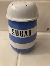Green cornishware sugar - g,