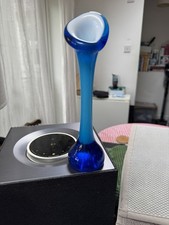 Vintage Blue Art Glass Bud