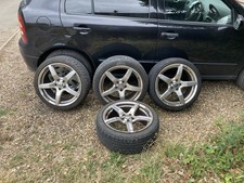 Set of used 17" Riva 5 spoke alloy wheels - 4 wheels included -read description 