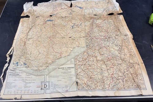 Wwii 1943 silk - escape, map