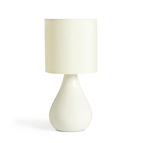 Ceramic table lamp - table, cream