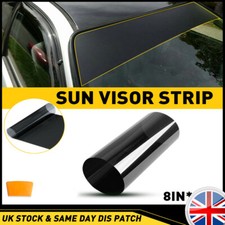 1x Window Sun Visor Strip Tint Film Front Windshield UV Shade DIY Decal Banner
