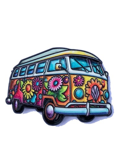 Hippy van vw - hippy,