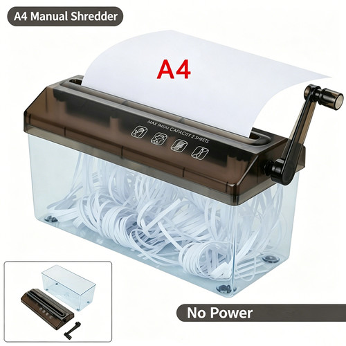 Manual hand crank paper - manual,