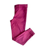 Ladies J BRAND ANJA Cuffed Crop TROUSERS Jeans (M)