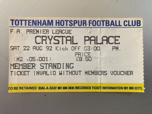 Ticket tottenham hotspur spurs - tottenham,