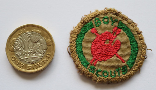 Vintage boy scout badge - scout,