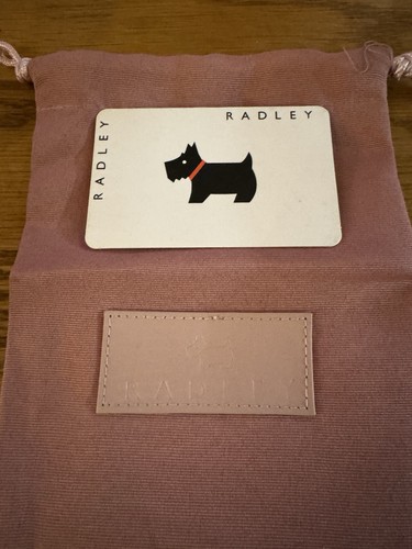 Radley dust bag dusky pink - in,