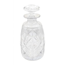 Vintage Stuart Argyll Crystal Glass Decanter Whisky Cognac Wine Office Display