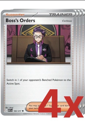 Boss orders - 4x,