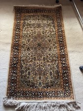 Luxury Kashmir Silk Rug 28”