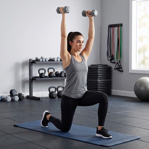 Ladies dumbbells set - dumbbells, 2x