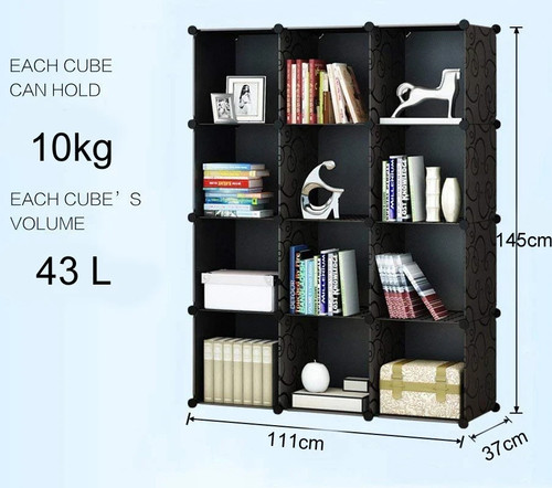 Black diy storage - black,