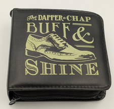 The Dapper Chap Buff & Shine Shoe care Cleaning Kit with Brushes & Polish