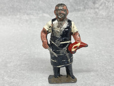 Butcher With Side Of Beef By Pixyland Kew (N Yel 326) Hollow Cast. Damaged