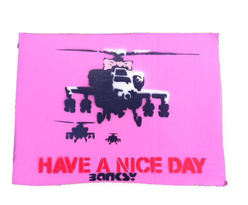 Banksy dismaland art - art, cardboard