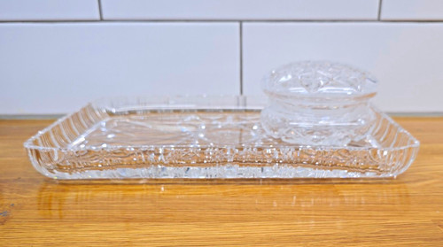 Vintage clear glass - glass, dressing