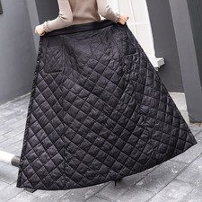 Women Thick Puffer Long Skirt