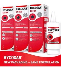 Hycosan Extra 3 x pack Preservative Free DRY Eye Drop - CHEAPEST ON EBAY UK