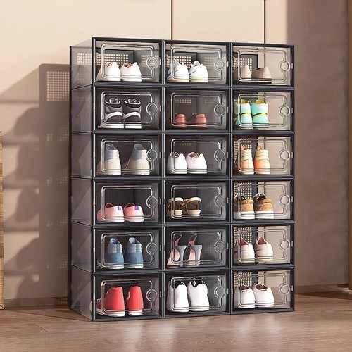 12x stackable foldable boxes - 12x,