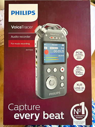 Philips voicetracer dvt7500 - philips,
