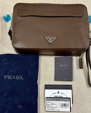 Prada Men’s Leather Handbag