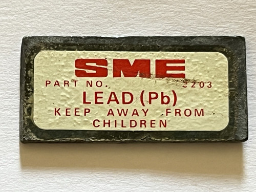 Sme lead weight part number - lead,
