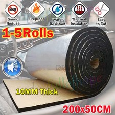 10M Car Camper Van Insulation Self Adhesive 10mm Closed Cell Thermal Soundproof